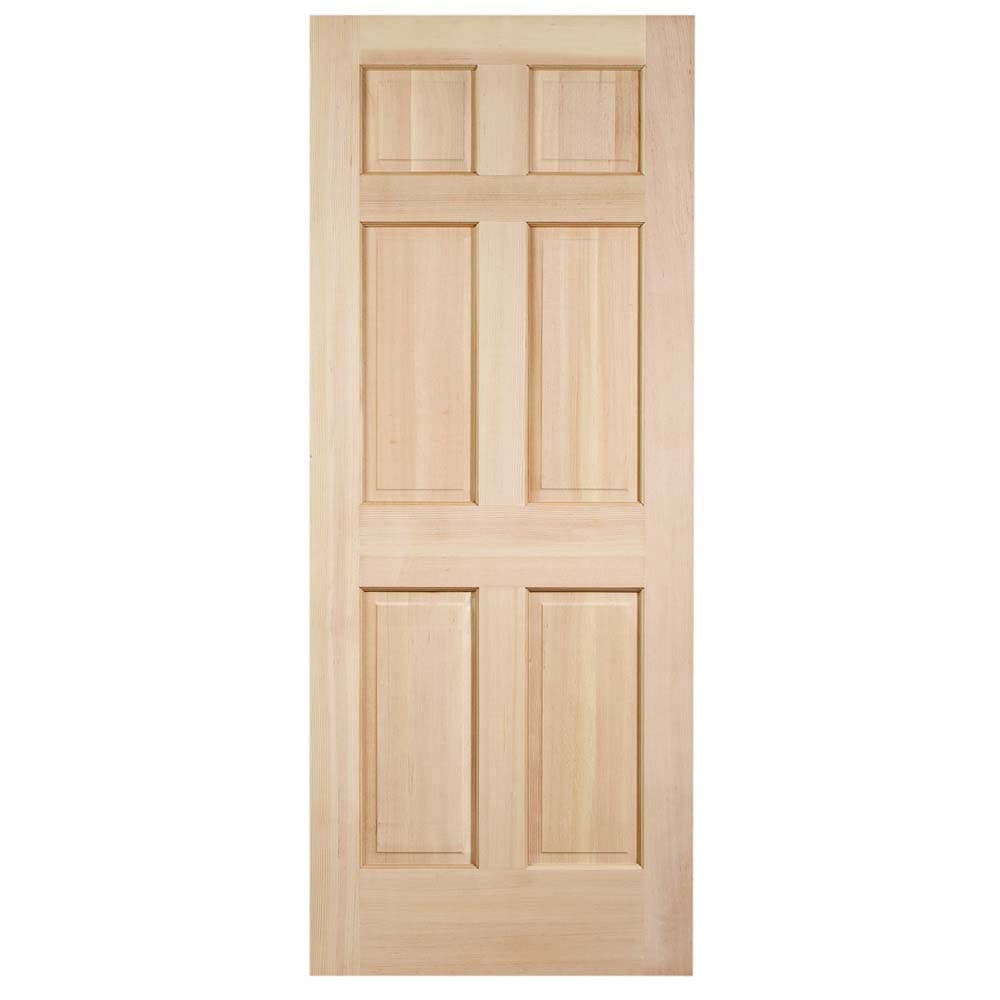 Nord 2130 32" 6-Panel Hemlock Colonial Entrance Door Slab