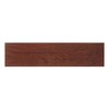 Style Selections Serso Mahogany 6-in x 24-in Porcelain Wood Look Floor