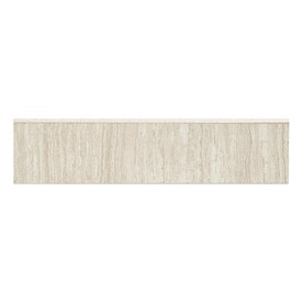 Style Selections Leonia Sand Porcelain Bullnose Tile (Common: 3-in x 12-in; Actual: 2.75-in x 11.75-in)