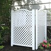 Freedom Grab&Go 31.97-in W x 45.4-in H White Vinyl/Polyresin Outdoor ...