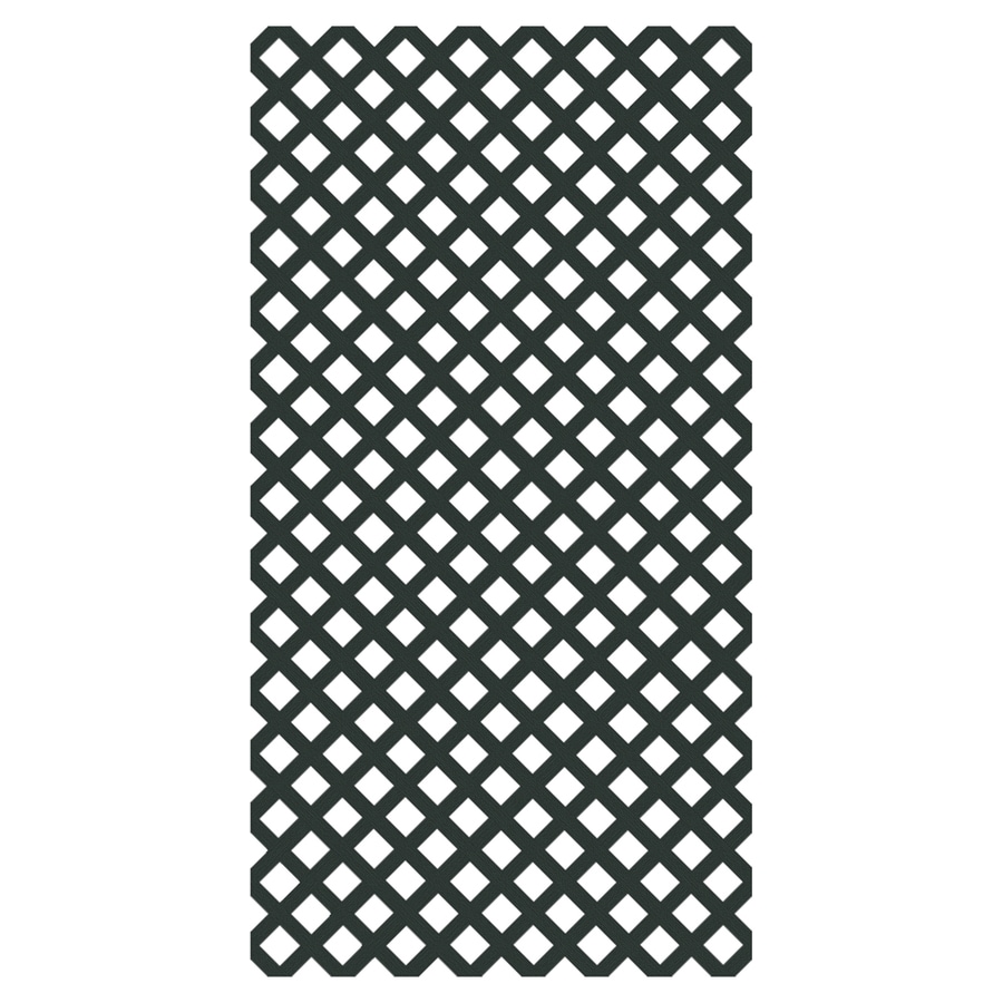 dark brown vinyl lattice panels