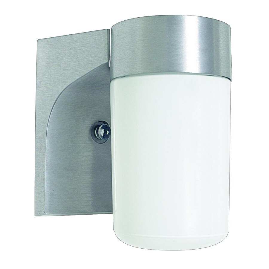 Ashton 4.5-in W 1-Light Satin Aluminum Wall Sconce at Lowes.com
