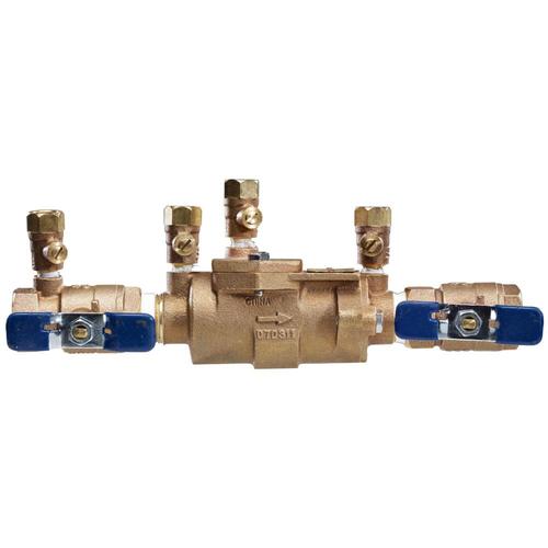 FEBCO 850 Bronze FNPT 3/4-in Double-Check Backflow Preventer in the ...