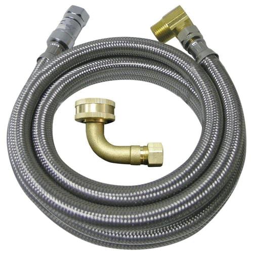 Watts 5-ft 125-PSI Braided Stainless Steel Dishwasher Connector in the ...