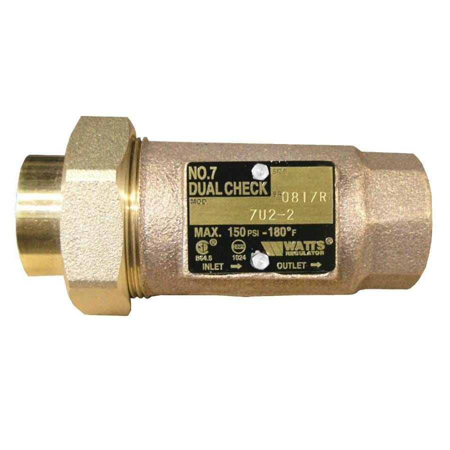 Watts 7U2-2 Bronze Female Dual Check Valve