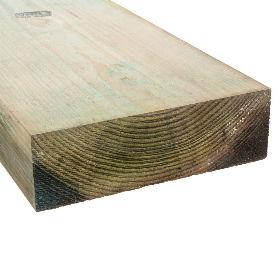 4-in x 6-in x 8-ft #2 Treated Lumber in the Pressure Treated Lumber ...