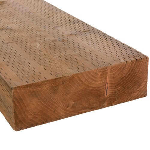 Severe Weather 4-in x 12-in x 16-ft #2 Pressure Treated Lumber in the