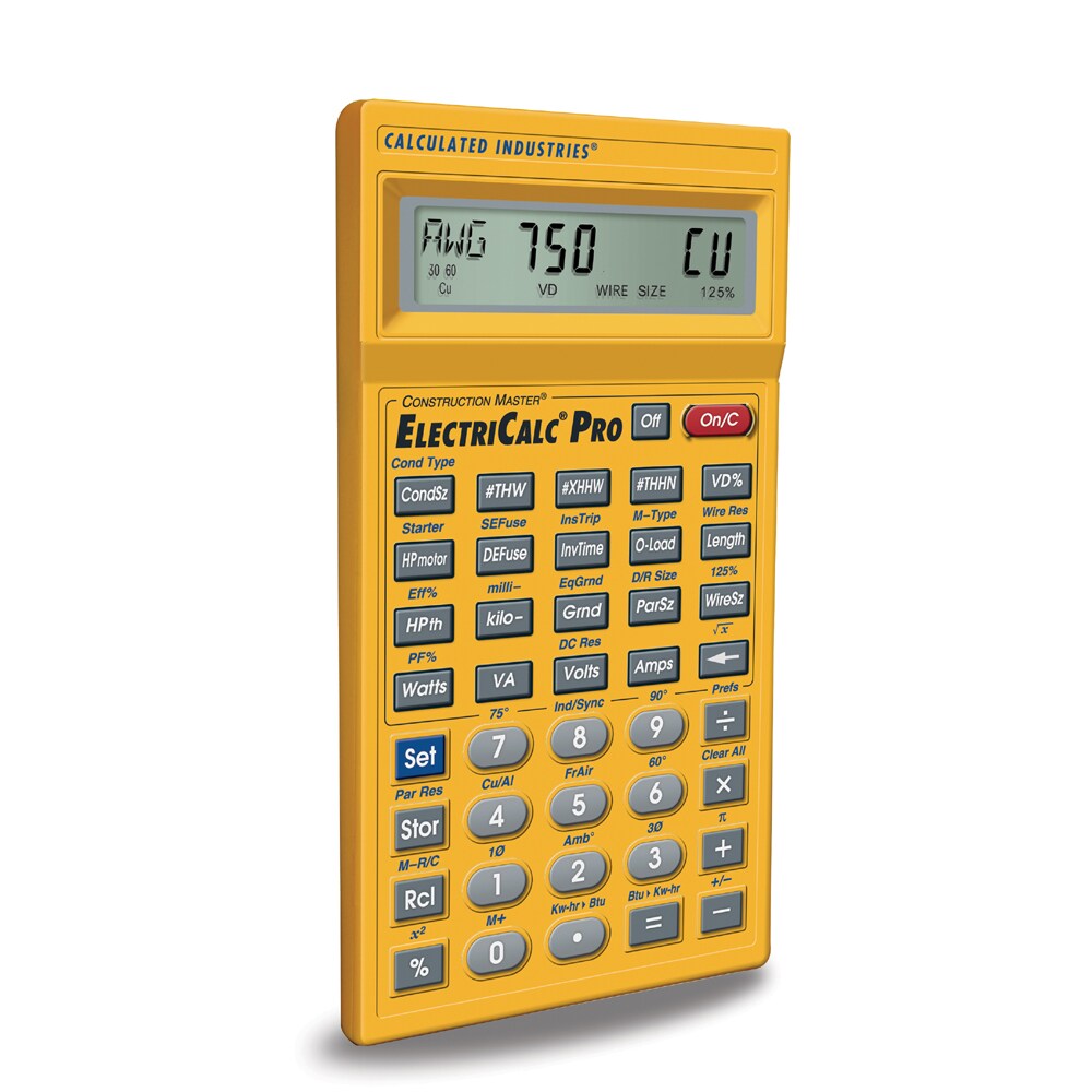Calculated Industries ElectriCalc Pro Fully Updateable Electrical Code ...