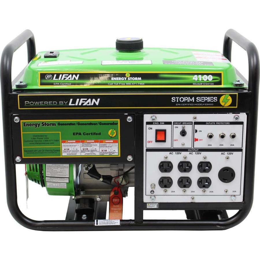 LIFAN Power USA EnergyStorm 3500Watt Gasoline Portable Generator with