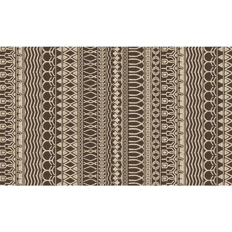 Ruggable Washable Brown Espresso Indoor/Outdoor Distressed Throw Rug