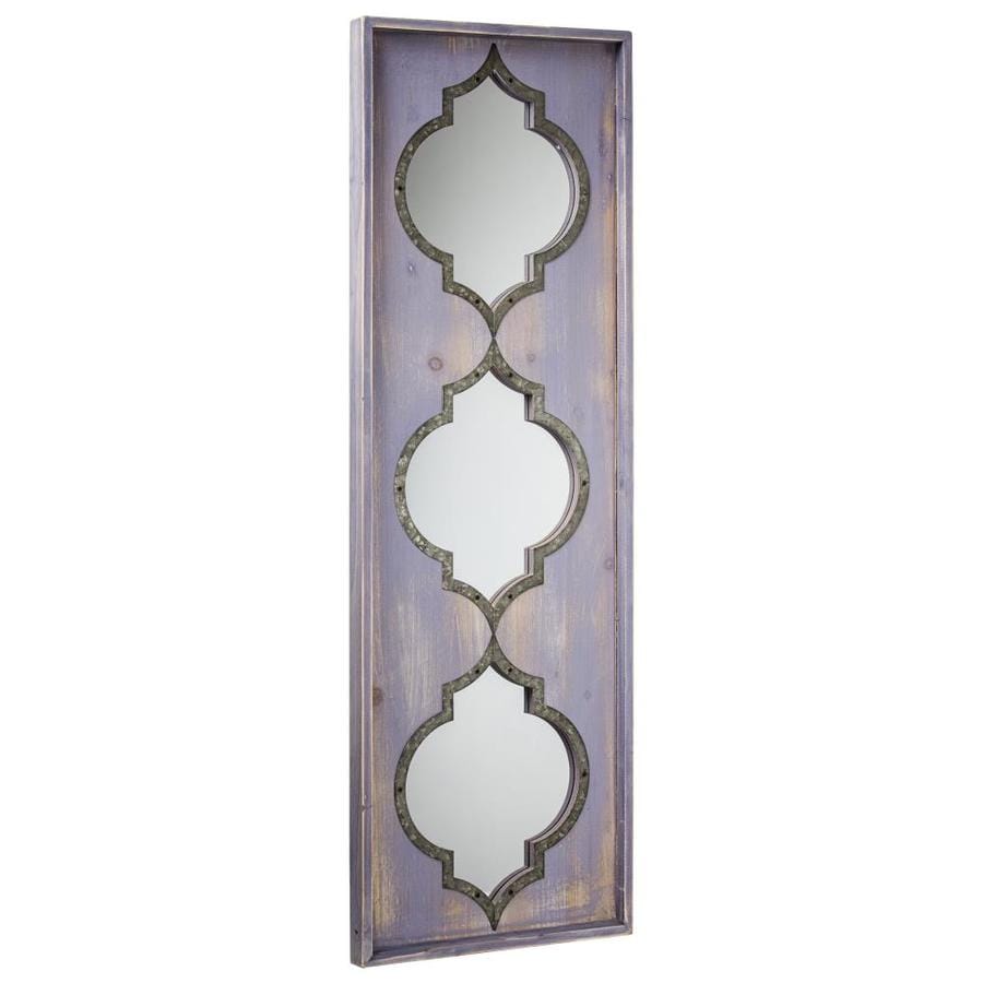 365 In L X 1225 In W Purple Framed Wall Mirror At