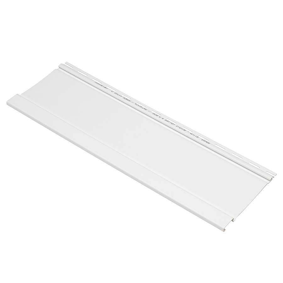 Durabuilt 480 Vinyl Siding Sample Board And Batten White at Lowes.com