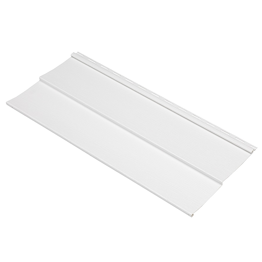 Durabuilt 440 Vinyl Siding Sample Double 5 Traditional White at