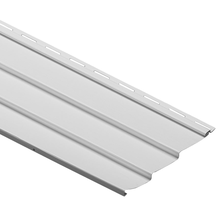 Durabuilt 410 Vinyl Siding Panel Triple 3 Traditional White 9in x 145in at