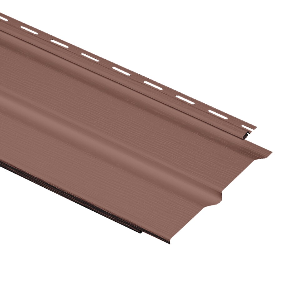 Durabuilt 440 Vinyl Siding Panel Double 4 Dutch Lap Sedona Red 8-in x 150-in at Lowes.com