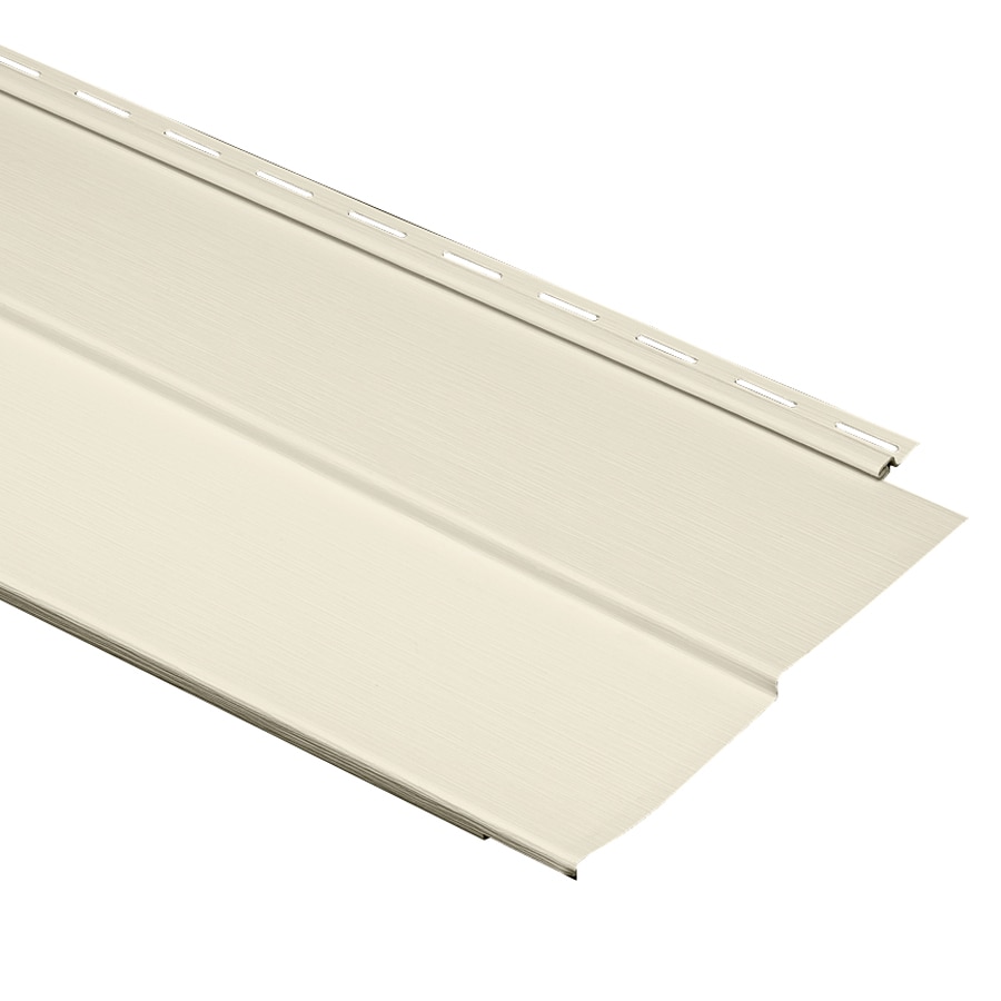 Durabuilt 440 Vinyl Siding Panel Double 5 Traditional Cream 10-in x 144 ...