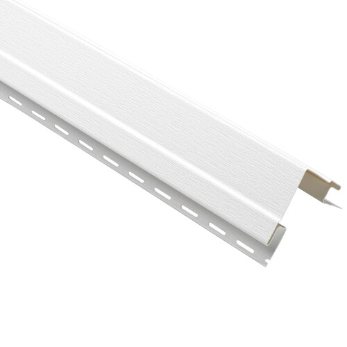 Durabuilt 400 Vinyl Siding Trim Outside Corner Post White 4in x 120in in the Vinyl Siding Trim