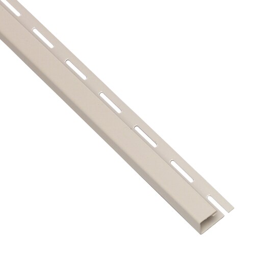 Durabuilt 400 Vinyl Siding Trim Jchannel Almond 0.625in x 150in at