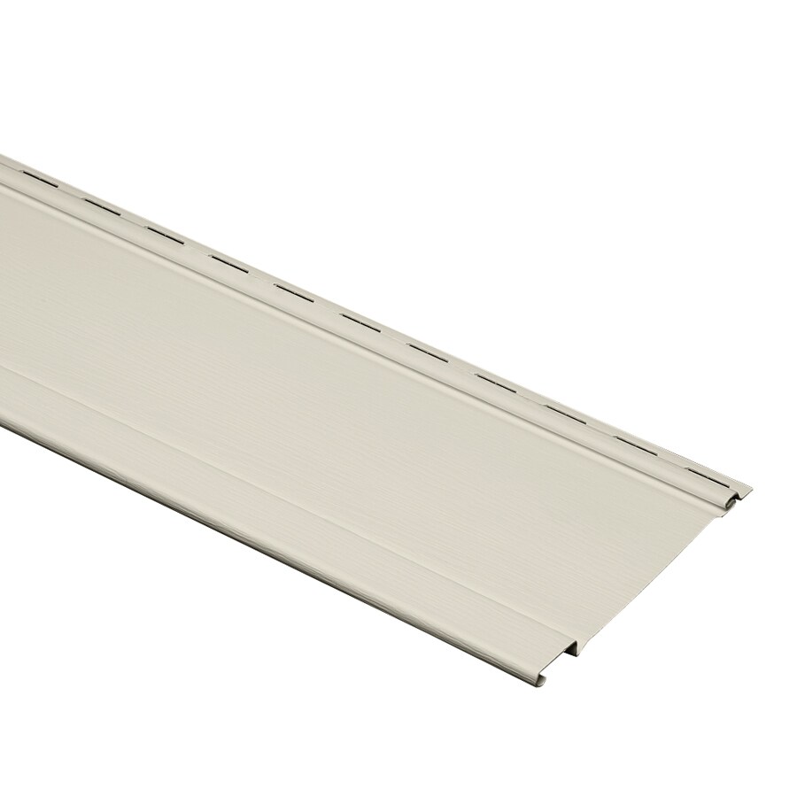 Durabuilt 36505112PC Board and batten Ivory Vinyl Siding Panel 8.2-in x 120-in