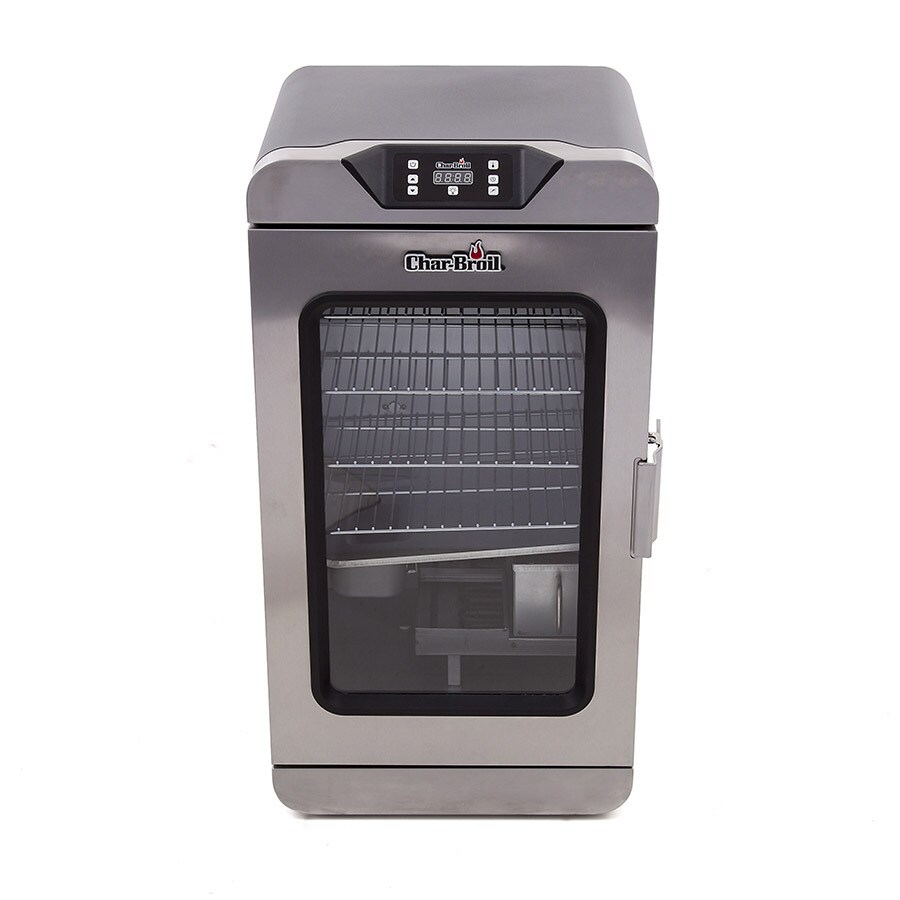 Char Broil 750 Watt Black Silver Electric Vertical Digital Electric