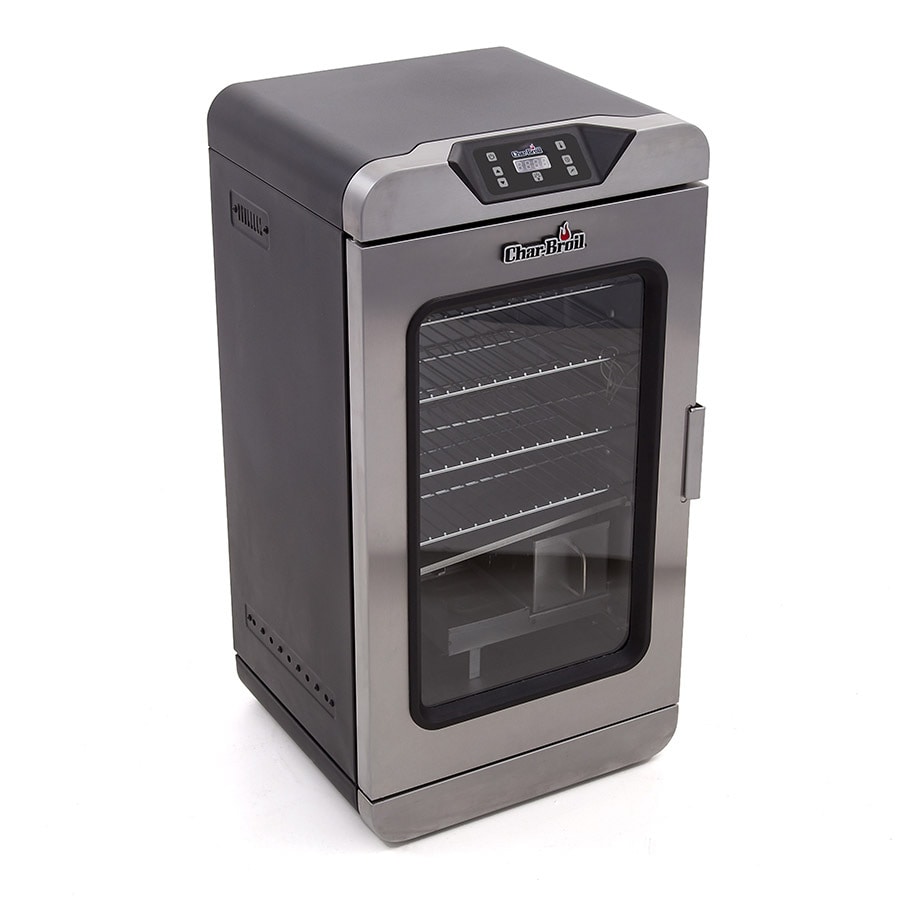 Char Broil 750 Watt Black Silver Electric Vertical Digital