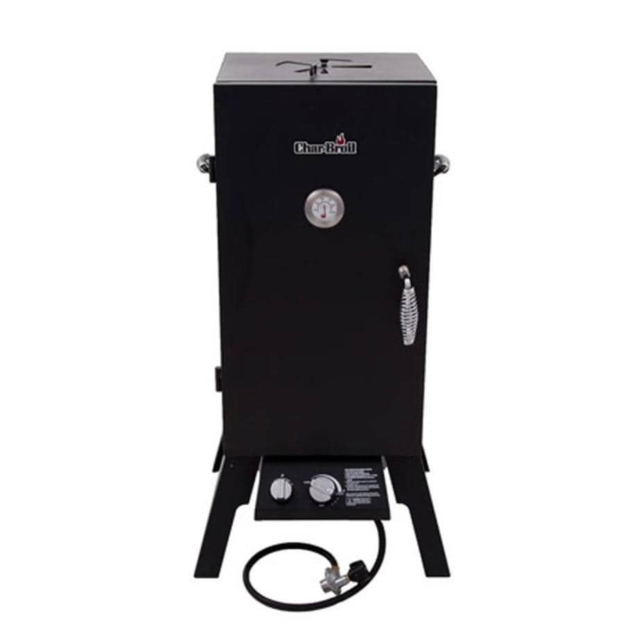 Char Broil 598 Sq in Black Gas Smoker at Lowes