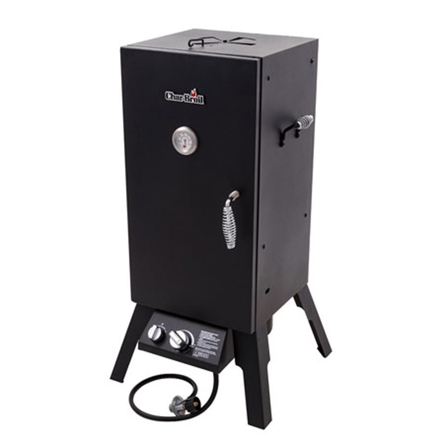 Char Broil 598 Sq in Black Gas Smoker at Lowes