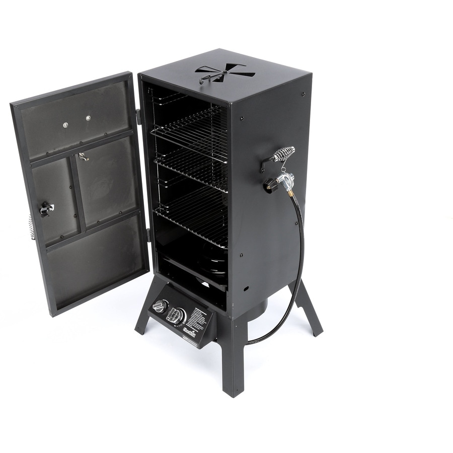 Char Broil 598 Sq in Black Gas Smoker at Lowes