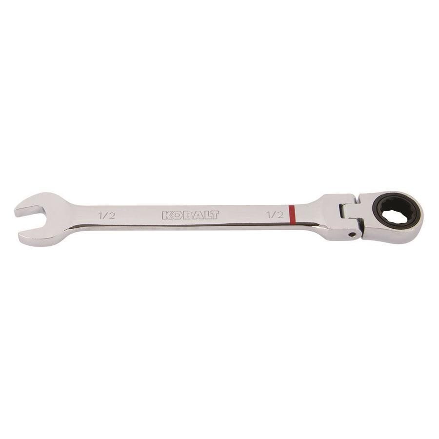 Kobalt 1/2-in 12-point Standard (SAE) Flexible Head Ratchet Wrench at ...