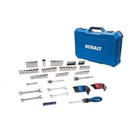 Kobalt 129-Piece Standard (SAE) and Metric Mechanics Tool Set with Hard