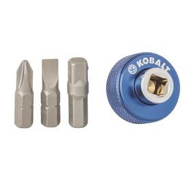 Kobalt 4-Piece 1/4-in Drive Phillips Flathead Driver Socket Set