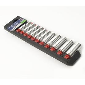 Kobalt 11-Piece Standard (SAE) 1/2-in Drive 12-point Deep Socket Set