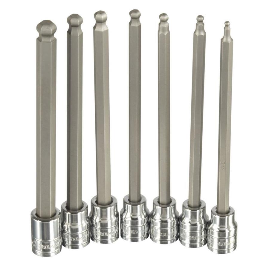 Kobalt 7-Piece 3/8-in Drive Hex Bit Metric Driver Socket Set at Lowes.com