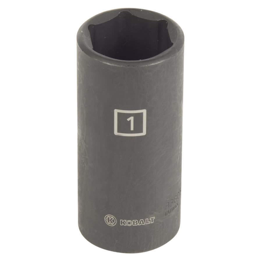 Kobalt 85368 Standard (SAE) 1/2-in Drive 1-in 6-point Impact Socket Individual