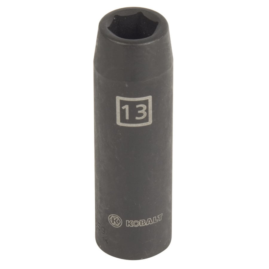 Kobalt 85375 Metric 1/2-in Drive 13mm 6-point Impact Socket Individual