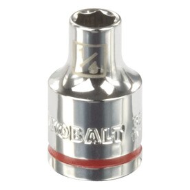 Kobalt Standard (SAE) 3/8-in Drive 6-point 1/4-in Shallow Socket