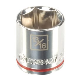 Kobalt Metric 3/8-in Drive 6-point 13/16-in Shallow Socket