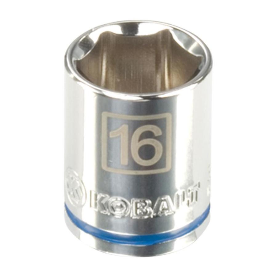 Kobalt 85410 3/8-in Drive Metric 16mm Shallow Socket