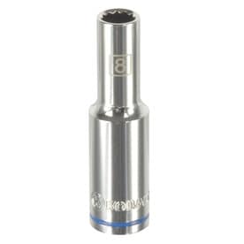Kobalt Metric 3/8-in Drive 12-point 8mm Deep Socket