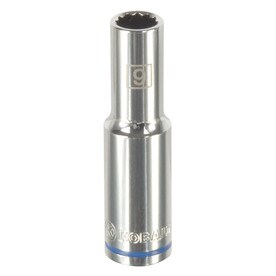 Kobalt Metric 3/8-in Drive 12-point 9mm Deep Socket