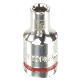 Kobalt Standard (SAE) 1/4-in Drive 6-point 5/32-in Shallow Socket