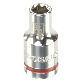 Kobalt Standard (SAE) 1/4-in Drive 6-point 3/16-in Shallow Socket