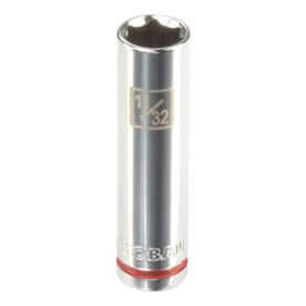 Kobalt Metric 1/4-in Drive 6-point 11/32-in Deep Socket