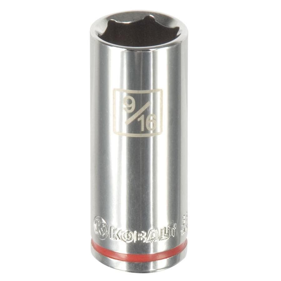Kobalt 85511 1/4-in Drive Standard (SAE) 9/16-in Deep Socket