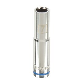 Kobalt Metric 1/4-in Drive 6-point 7mm Deep Socket