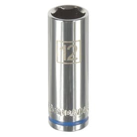 Kobalt Metric 1/4-in Drive 6-point 12mm Deep Socket