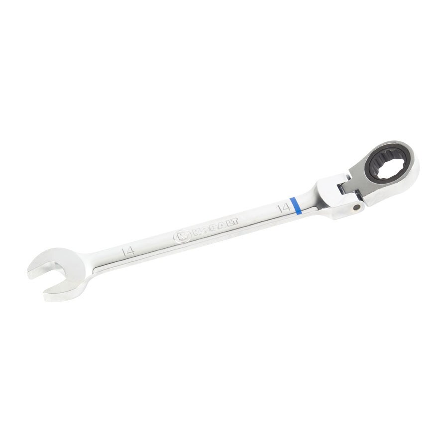 Kobalt 14mm 12point Metric Flexible Head Ratchet Wrench at