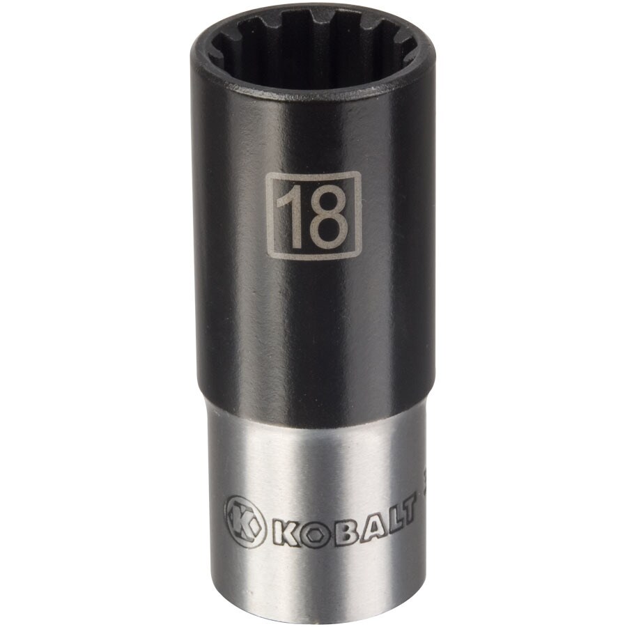 Kobalt 3 8 in Drive 18mm Deep Spline Metric Socket At Lowes