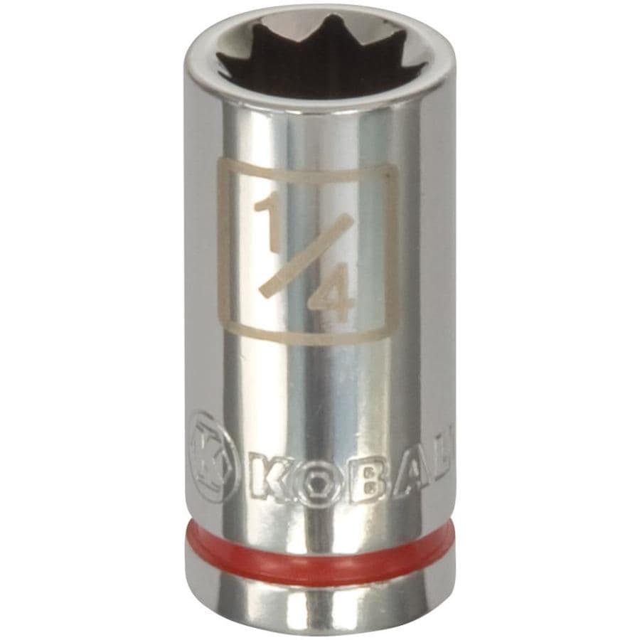 Kobalt 86430 1/4-in Drive Standard (SAE) 1/4-in Shallow Socket