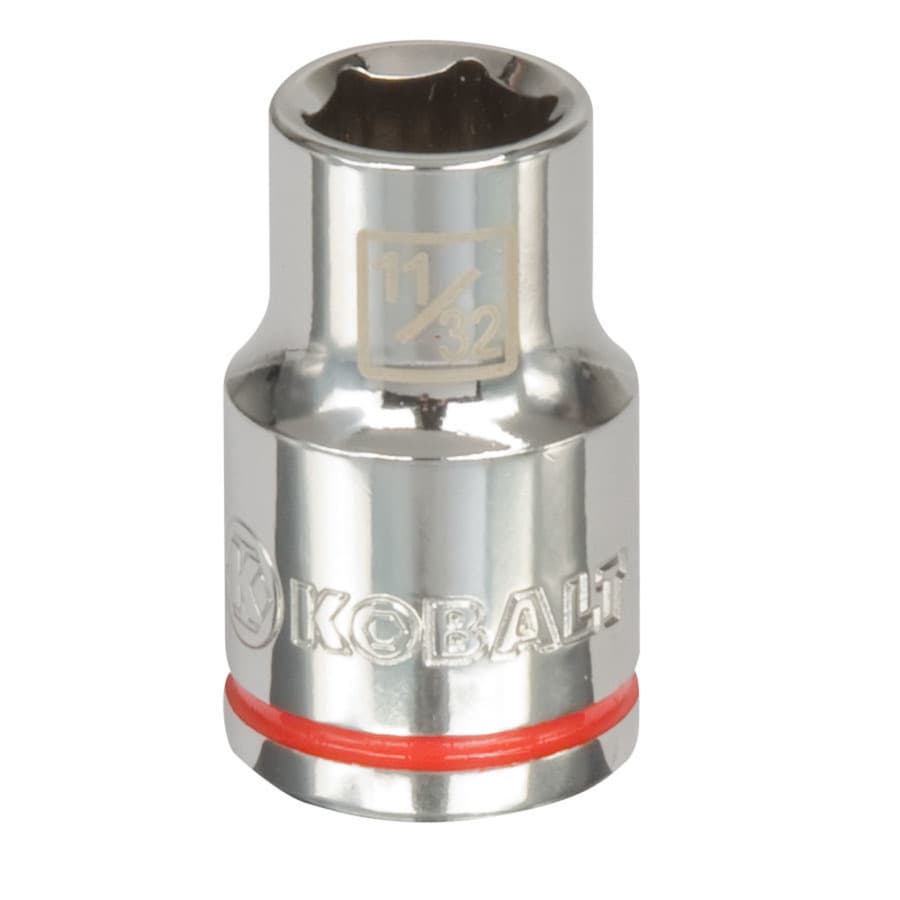 Kobalt 86436 3/8-in Drive Standard (SAE) 11/32-in Shallow Socket